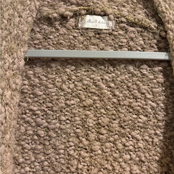 Women's Fuzzy Sweater Cardigan - Picture 2 of 4